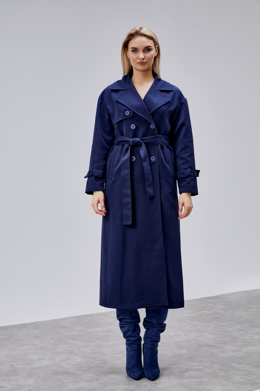 Oversize Rüzgarlık Detaylı Trençkot