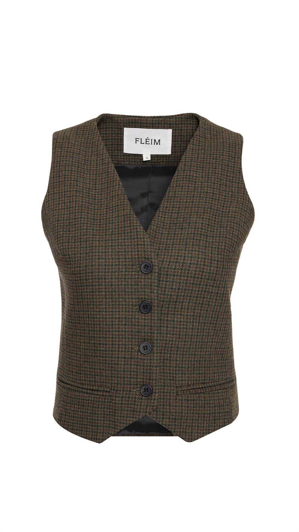 Green Wool Vest