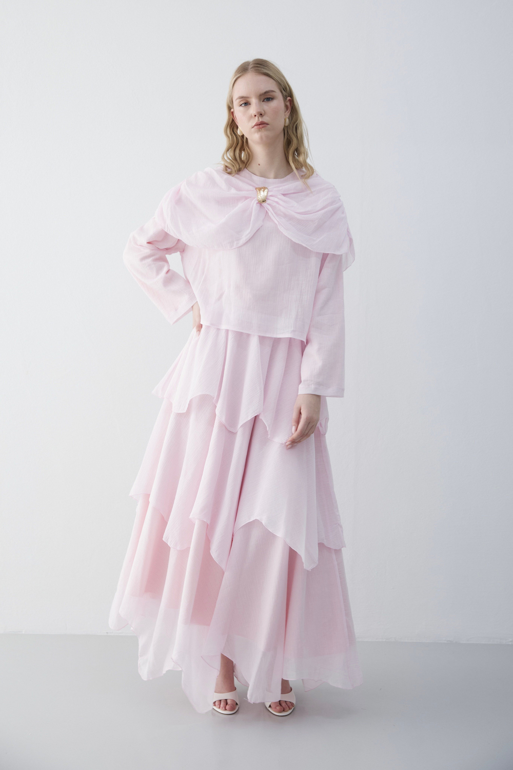 Butterfly Etekli Takım Soft Pembe