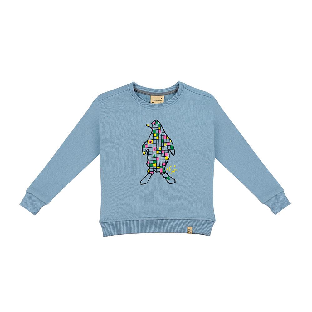 Beetle Beez Captain Penguen Sweatshirt Açık Mavi