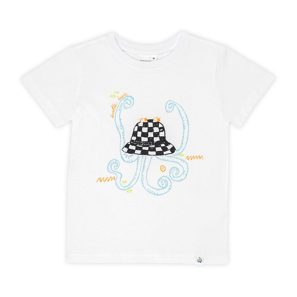 Beetle Beez Funky Octopus Hat Kısa Kollu Tişört