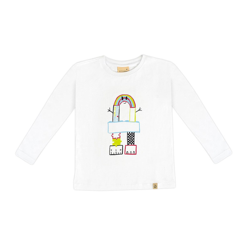 Beetle Beez Geometric Rainbow Tişört