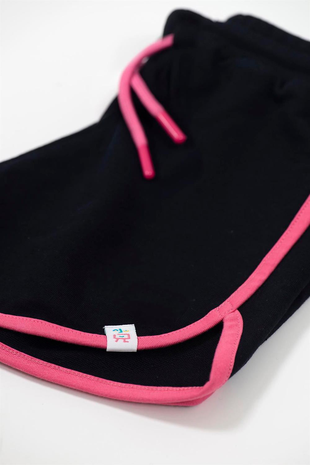 Beetle Beez Retro Lacivert Şort Pembe Kordon