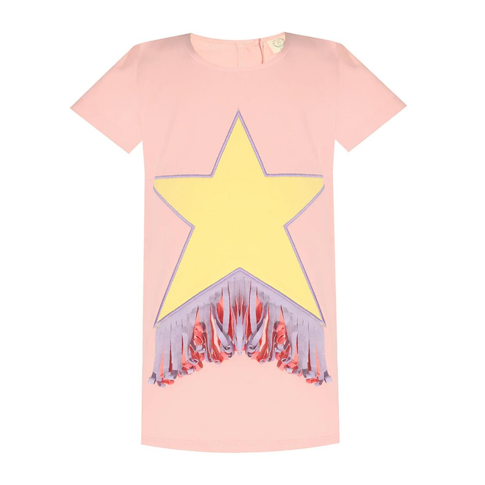 Bleu Lapin Yellow Star Elbise