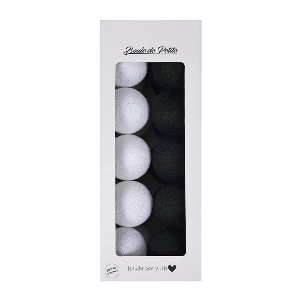 Boule de Petite Black And White