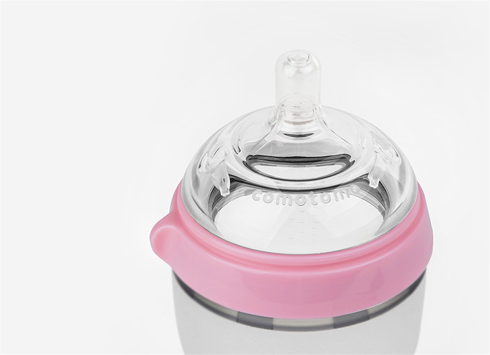 Comotomo Biberon 150 ml Pembe