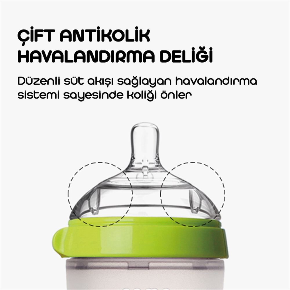 Comotomo Biberon 250 ml Pembe
