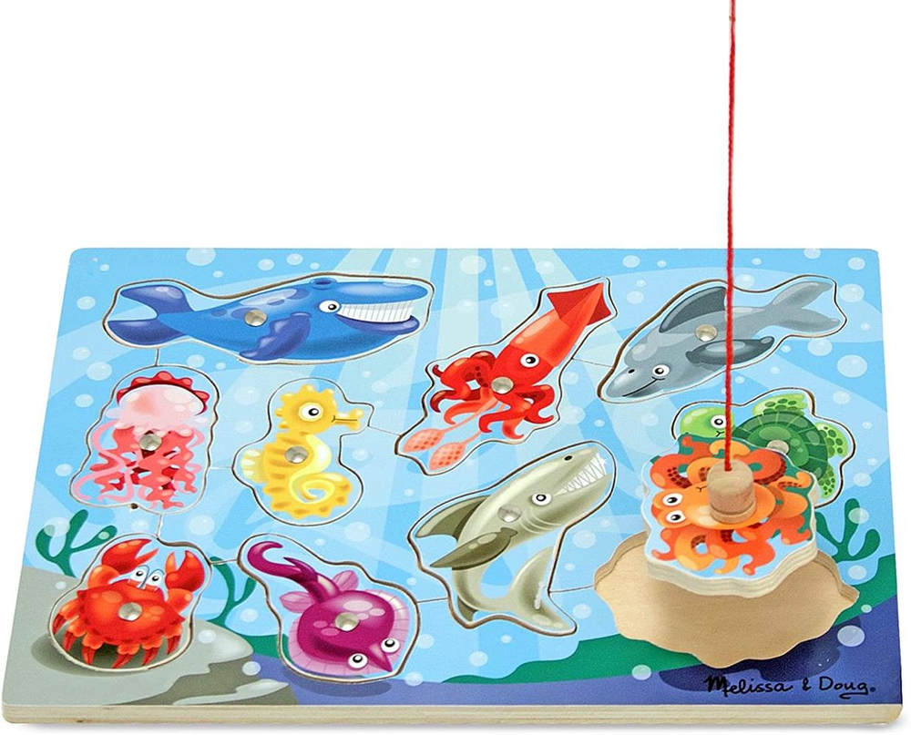 Melissa & Doug Ahşap Mıknatıslı Balık Tutma