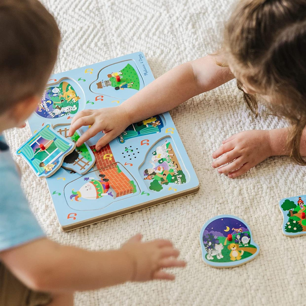 Melissa & Doug Ahşap Sesli Yapboz İngilizce Çocuk Şarkıları 2