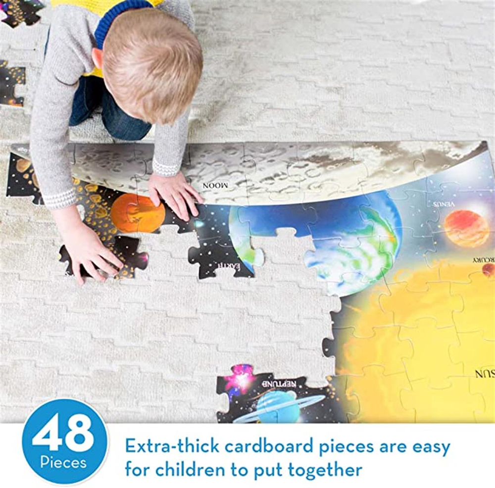 Melissa & Doug Dev Yer Yapbozu Güneş Sistemi 48 parça