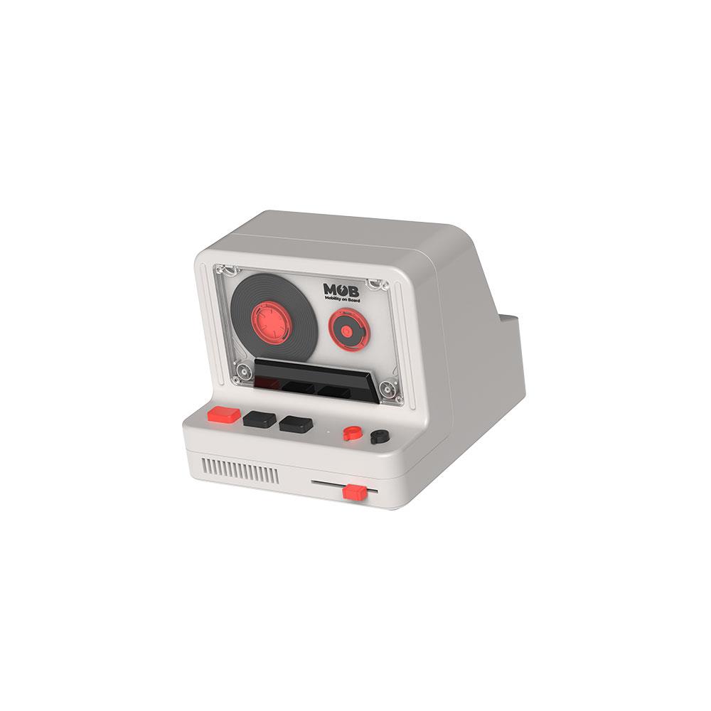 Mob Retro Kamera Bluetooth Hoparlör Gri
