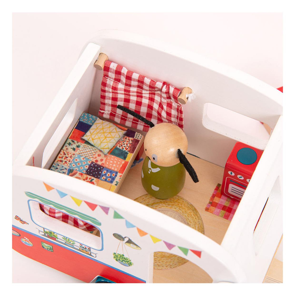 Moulin Roty Ahşap Oyuncak Karavan