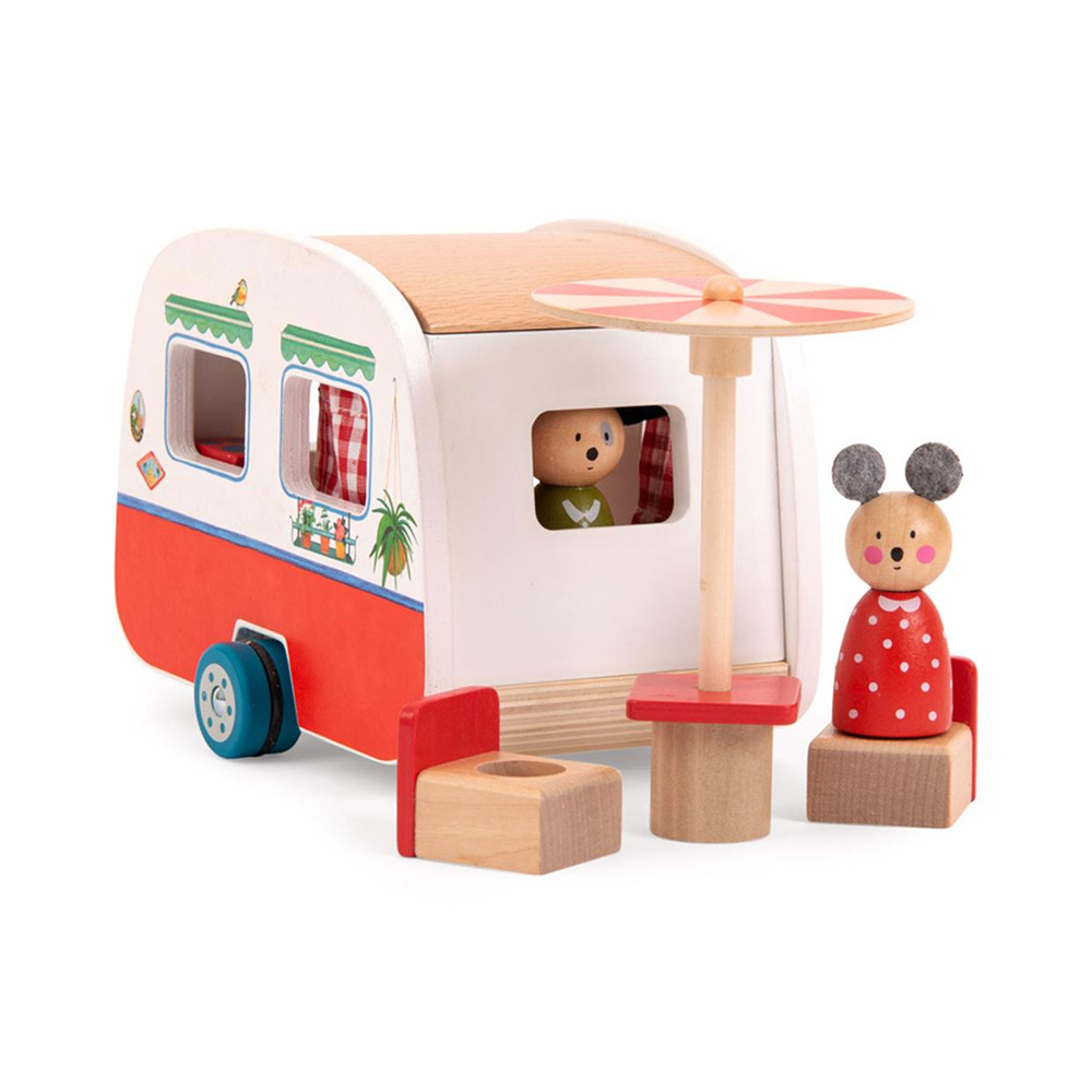 Moulin Roty Ahşap Oyuncak Karavan