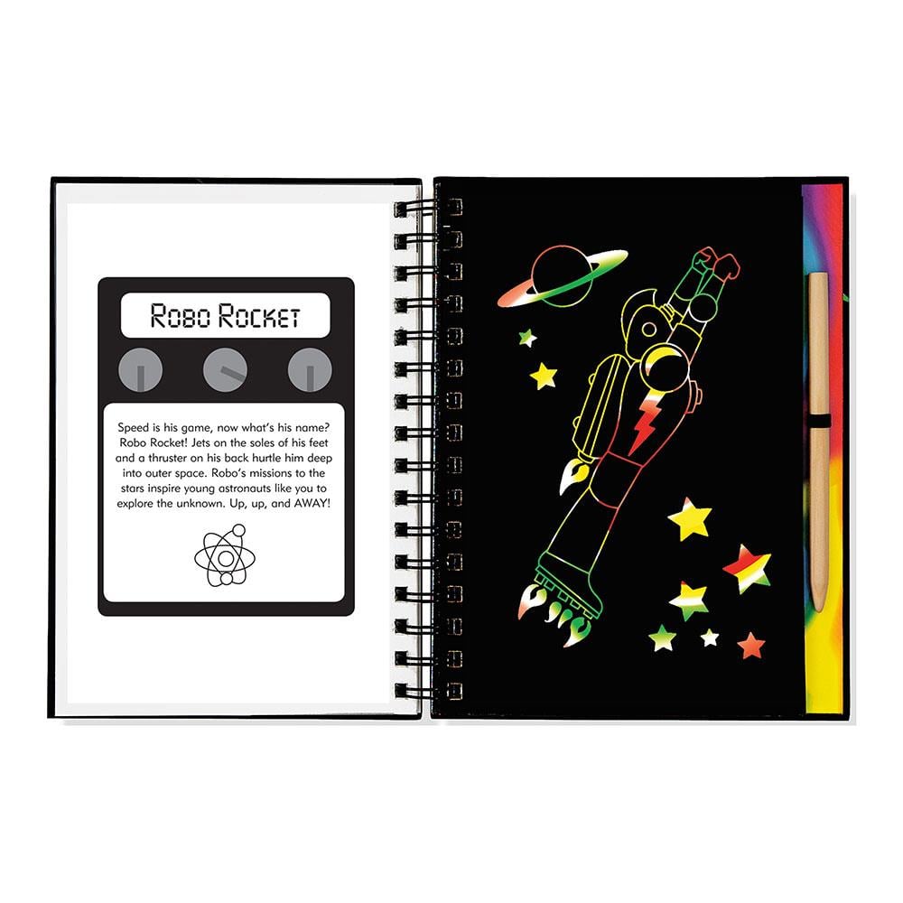 Peter Pauper Press Scratch & Sketch Robotlar