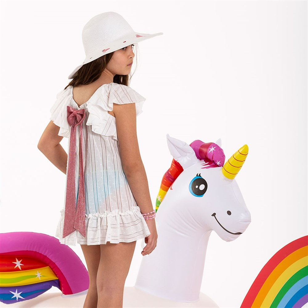 PINK BOW ELBİSE