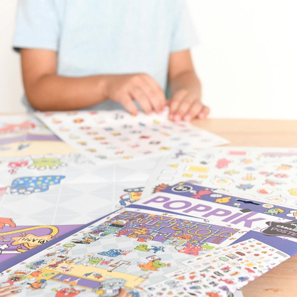 Poppik Creative Crazy Lab Sticker Poster
