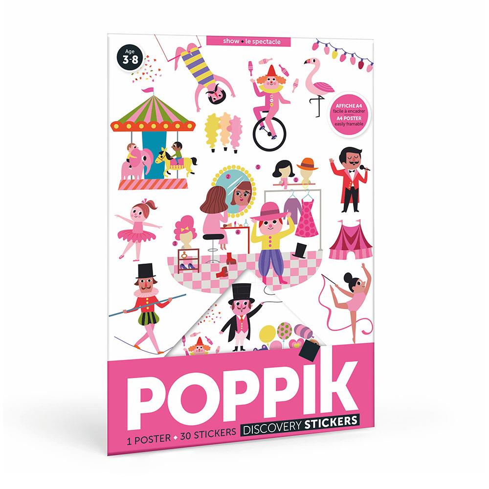 Poppik Mini Show Sticker Poster