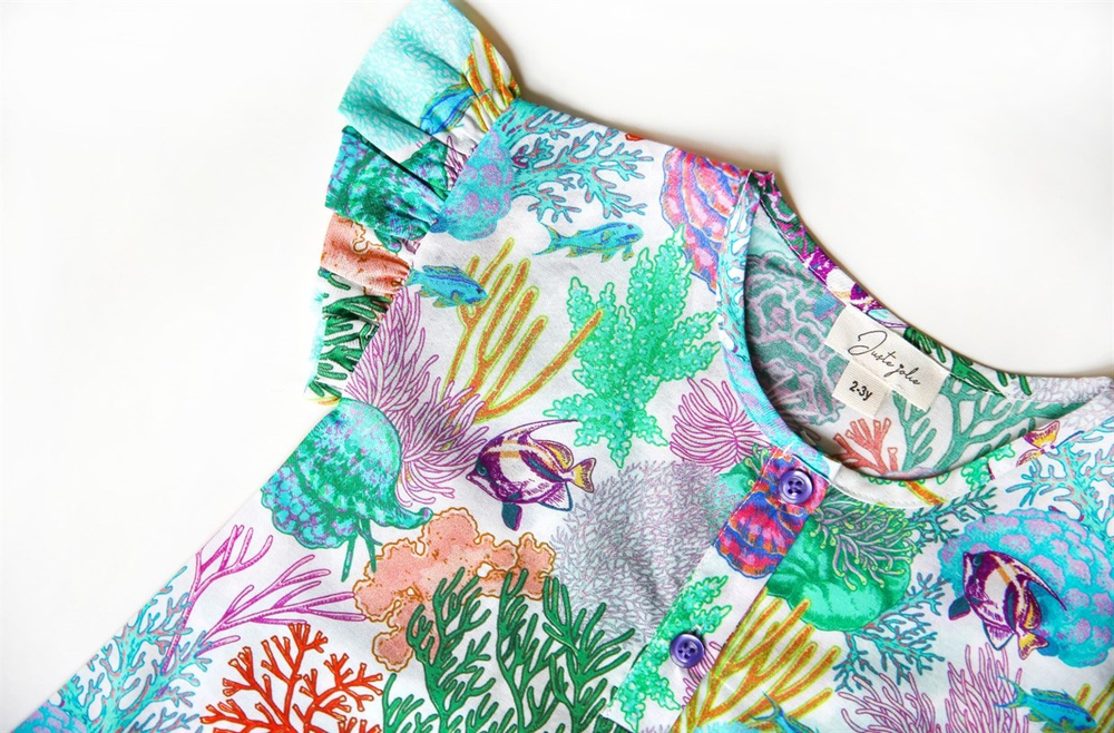 PURPLE CORAL KIMONO