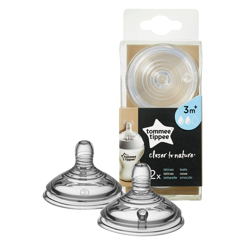 Tommee Tippee 2x Biberon Emzik Orta Akış