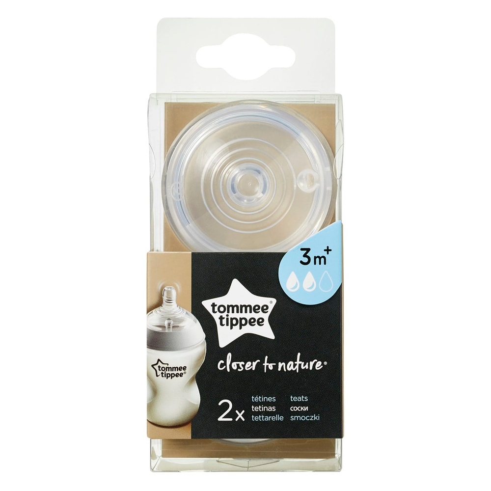 Tommee Tippee 2x Biberon Emzik Orta Akış