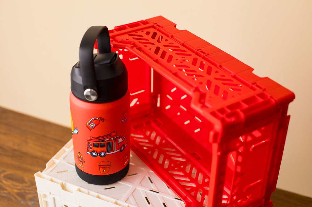 SipnJoy - FlipSip Çocuk Su Termosu | 360 ml - Firefighter Buddy