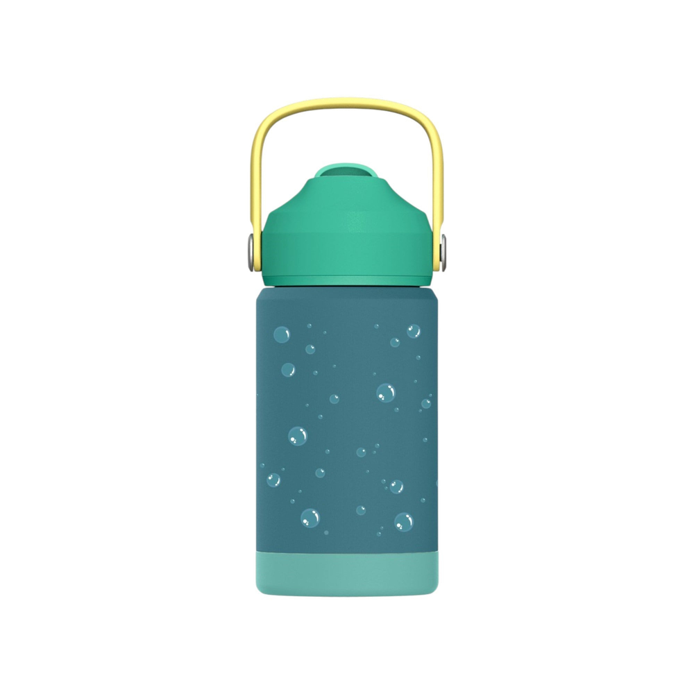 SipnJoy - FlipSip Çocuk Su Termosu | 360 ml - Turtle Voyage