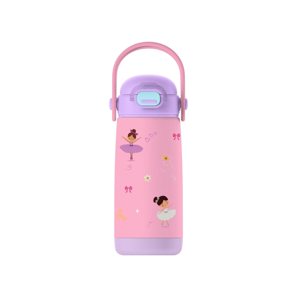 SipnJoy - SipSquad Plus Çocuk Su Termosu  | 480 ml - Ballerina Sparkle