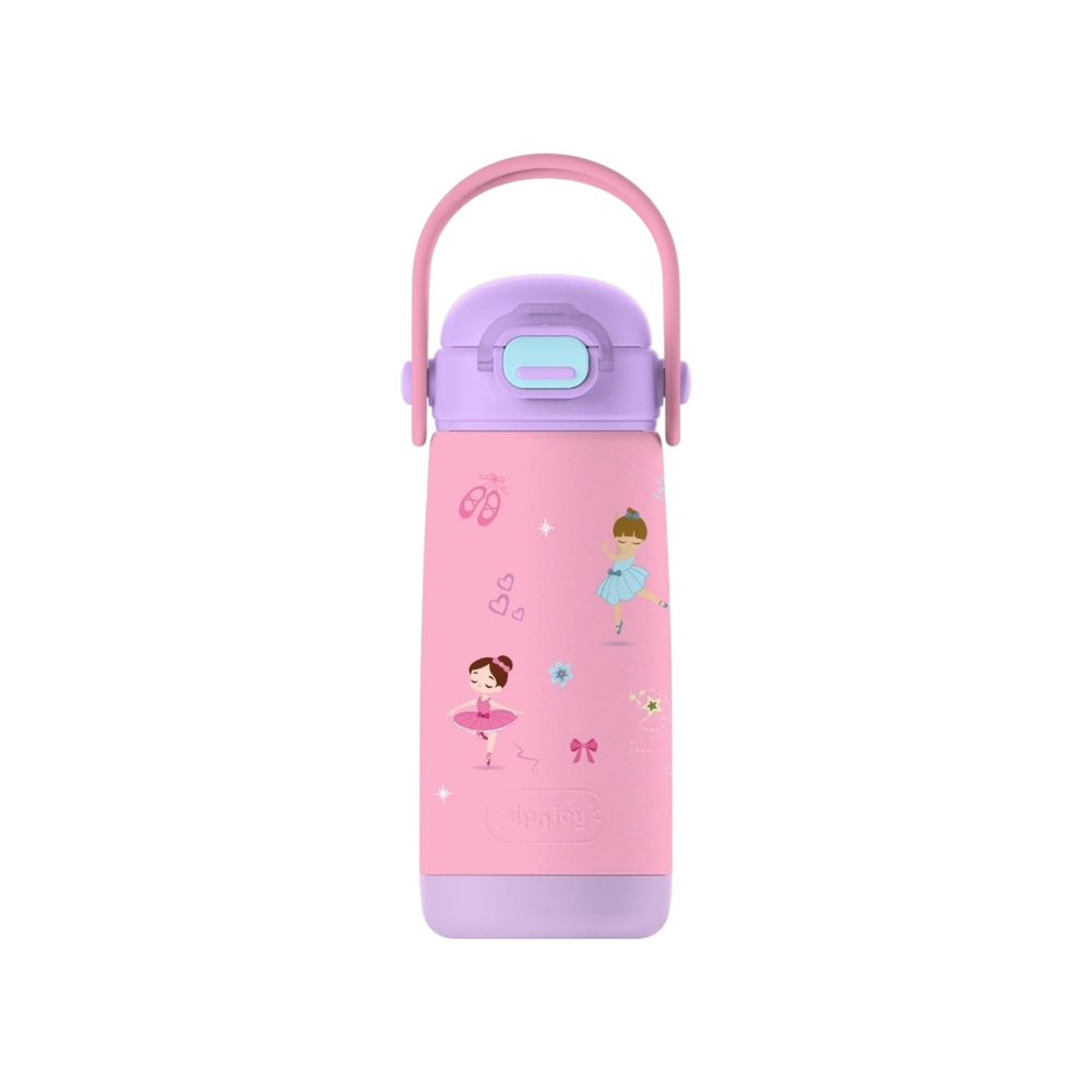 SipnJoy - SipSquad Plus Çocuk Su Termosu  | 480 ml - Ballerina Sparkle