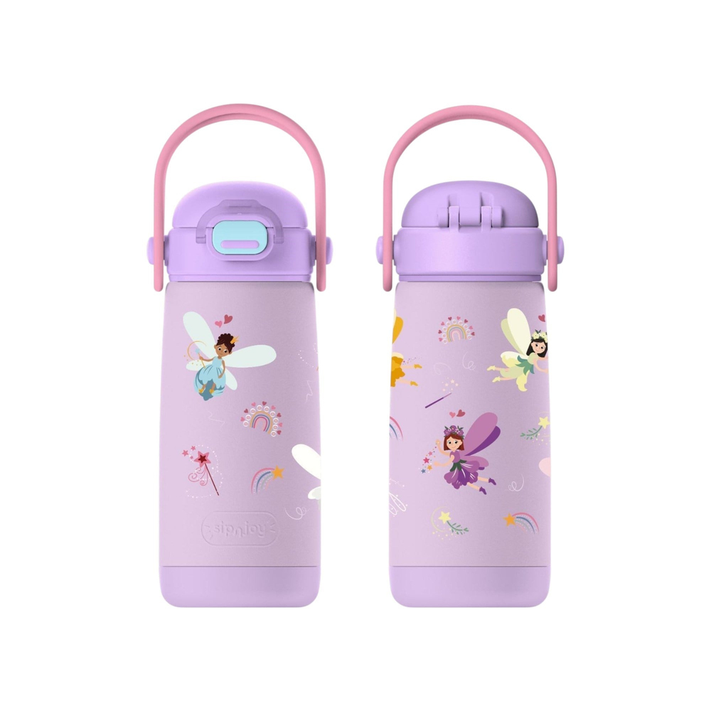 SipnJoy - SipSquad Plus Çocuk Su Termosu  | 480 ml - Fairy Sparkle