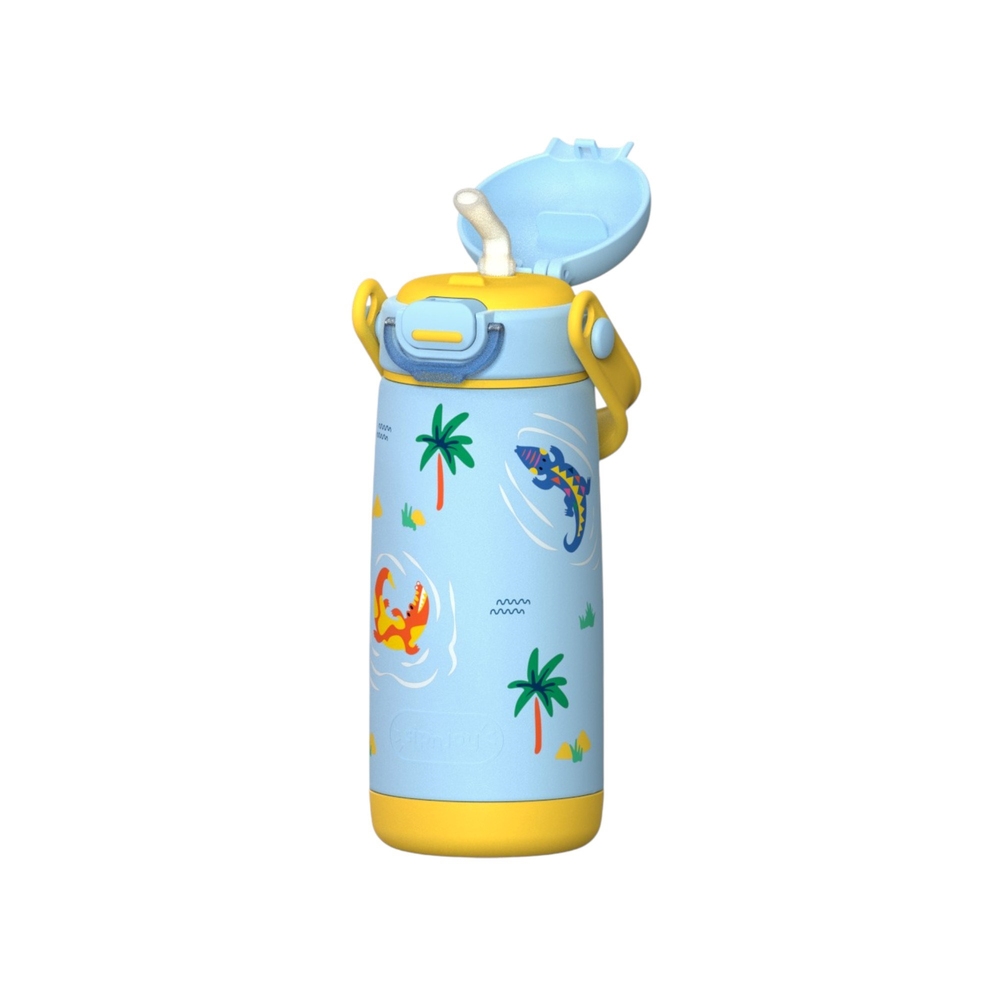 SipnJoy - SipSquad Plus Çocuk Su Termosu  | 480 ml - Snappy Croc