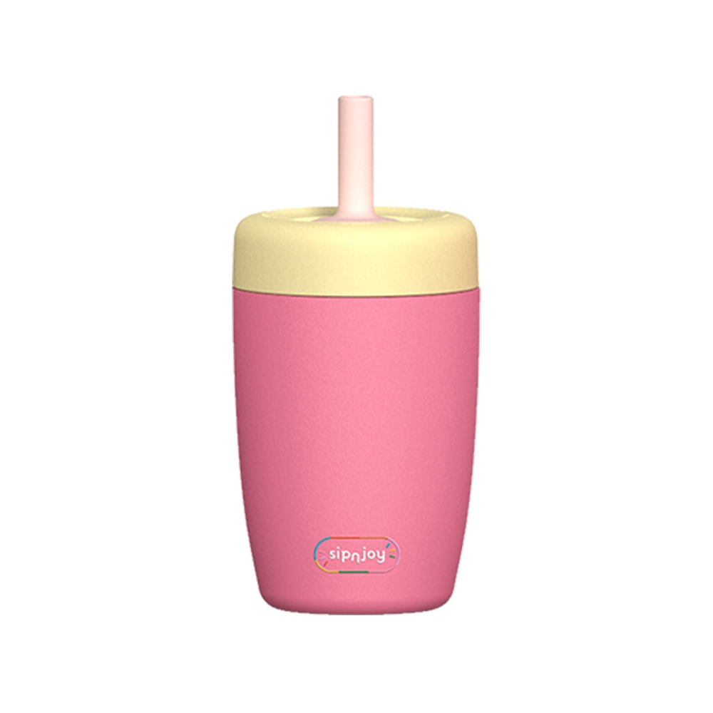 SipnJoy - StrawBuddy Tumbler | 360 ml - Pembe