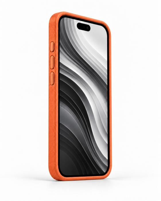 Liora Iphone 13-14 uyumlu Turuncu Manyetik Özellikli Kılıf