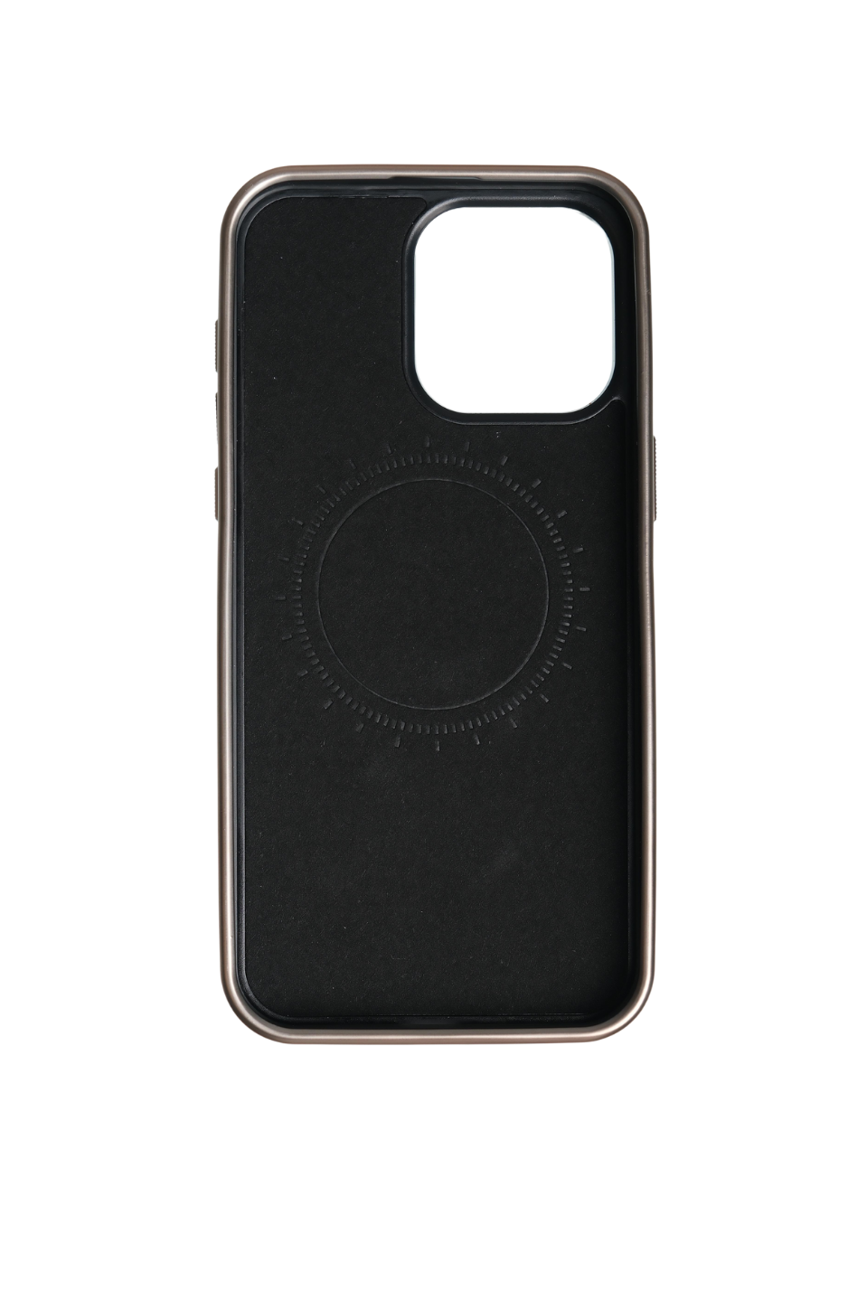 Caseon Iphone 15 Pro Max Gri Manyetik Özellikli Standlı Deri Kılıf