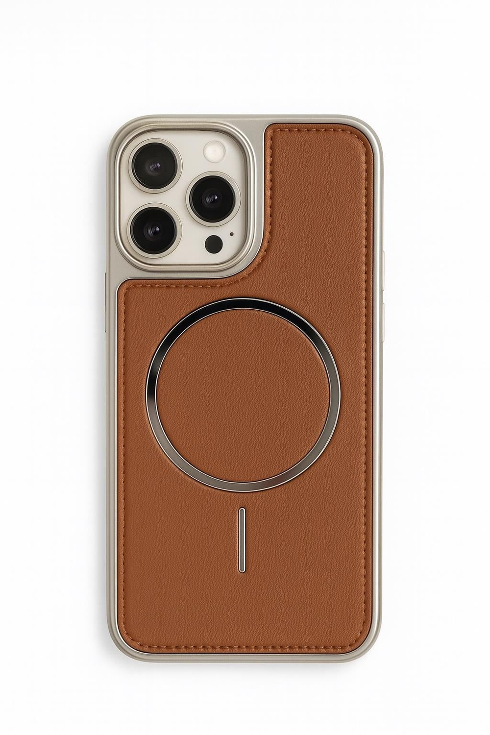 NeoMag Case Iphone 15 Taba Manyetik Özellikli Deri Kılıf 