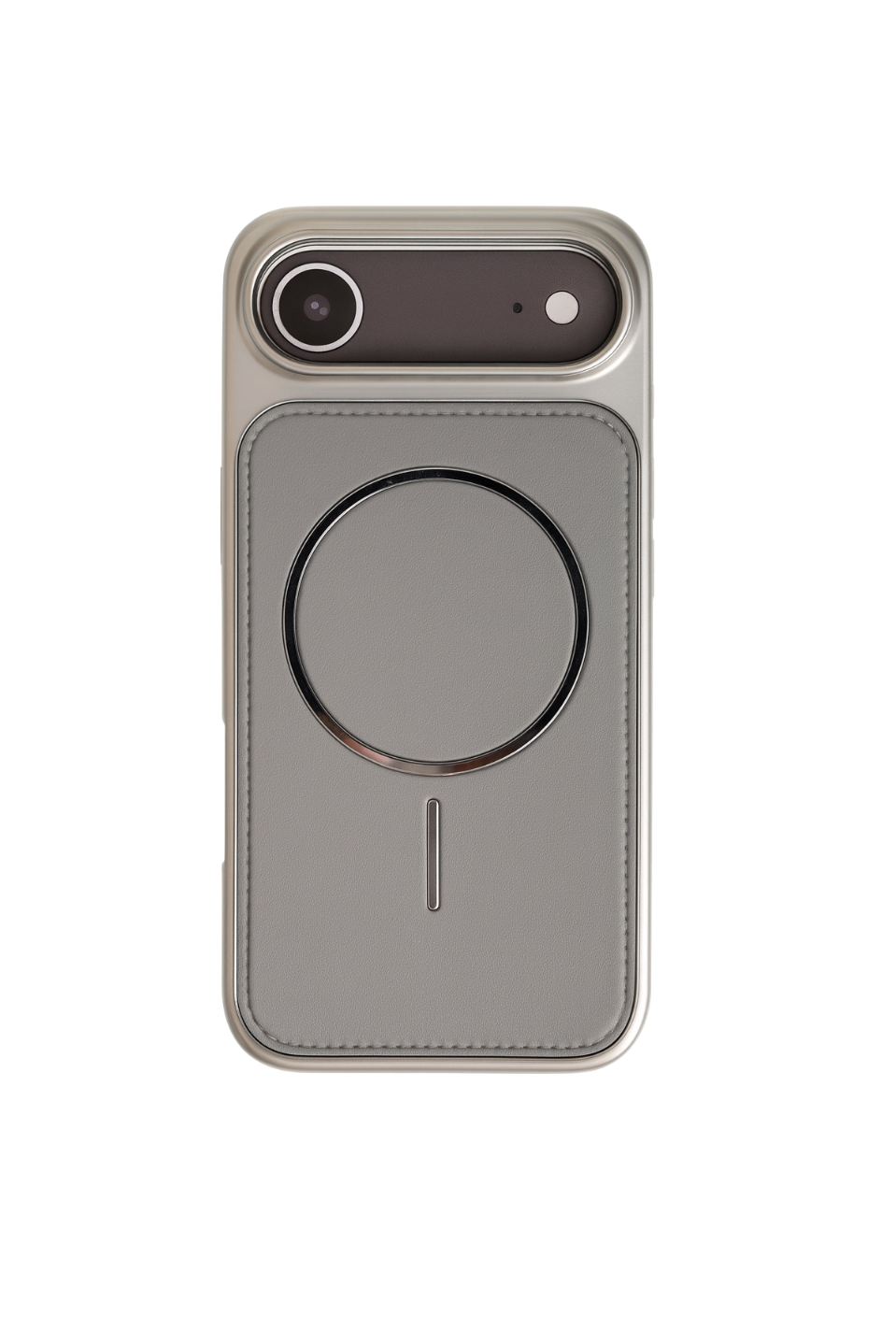 NeoMag Case Iphone 17 Air Gri Manyetik Özellikli Deri Kılıf 