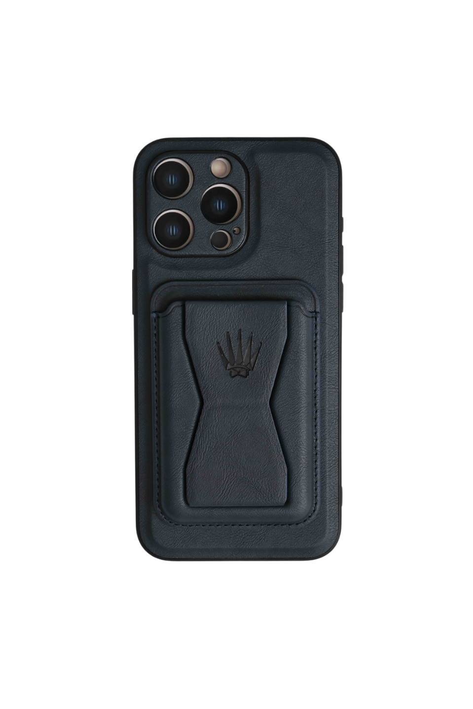 IPHONE 15 PRO MAX LACİVERT STANDLI Manyetik KILIF + KARTLIK