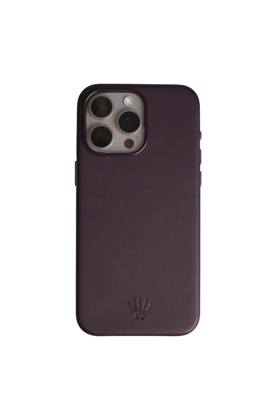 Xelium Iphone 15 Pro Max Mor Kılıf Manyetik Özellikli Deri Kılıf+Kartlık