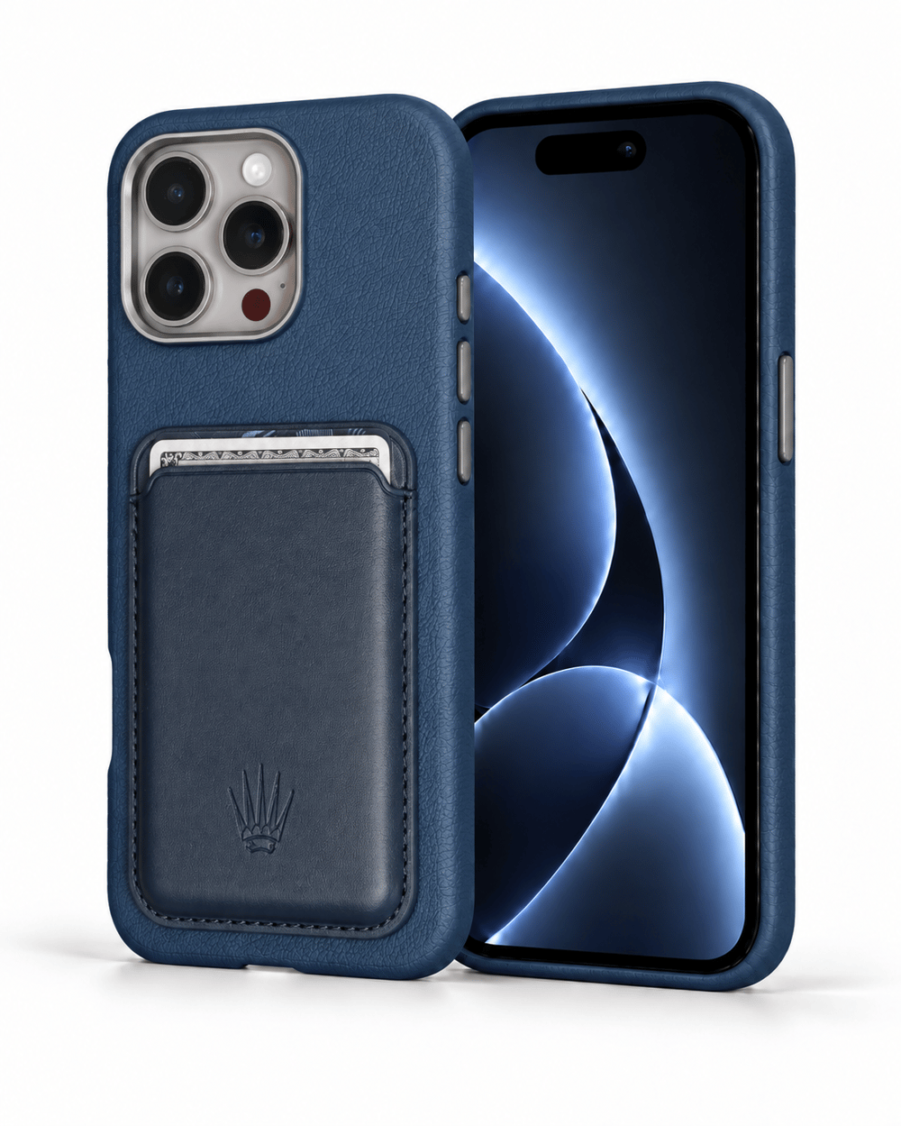 Nxy Iphone 16 Pro Max Mavi Manyetik Özellikli Kılıf+Kartlık