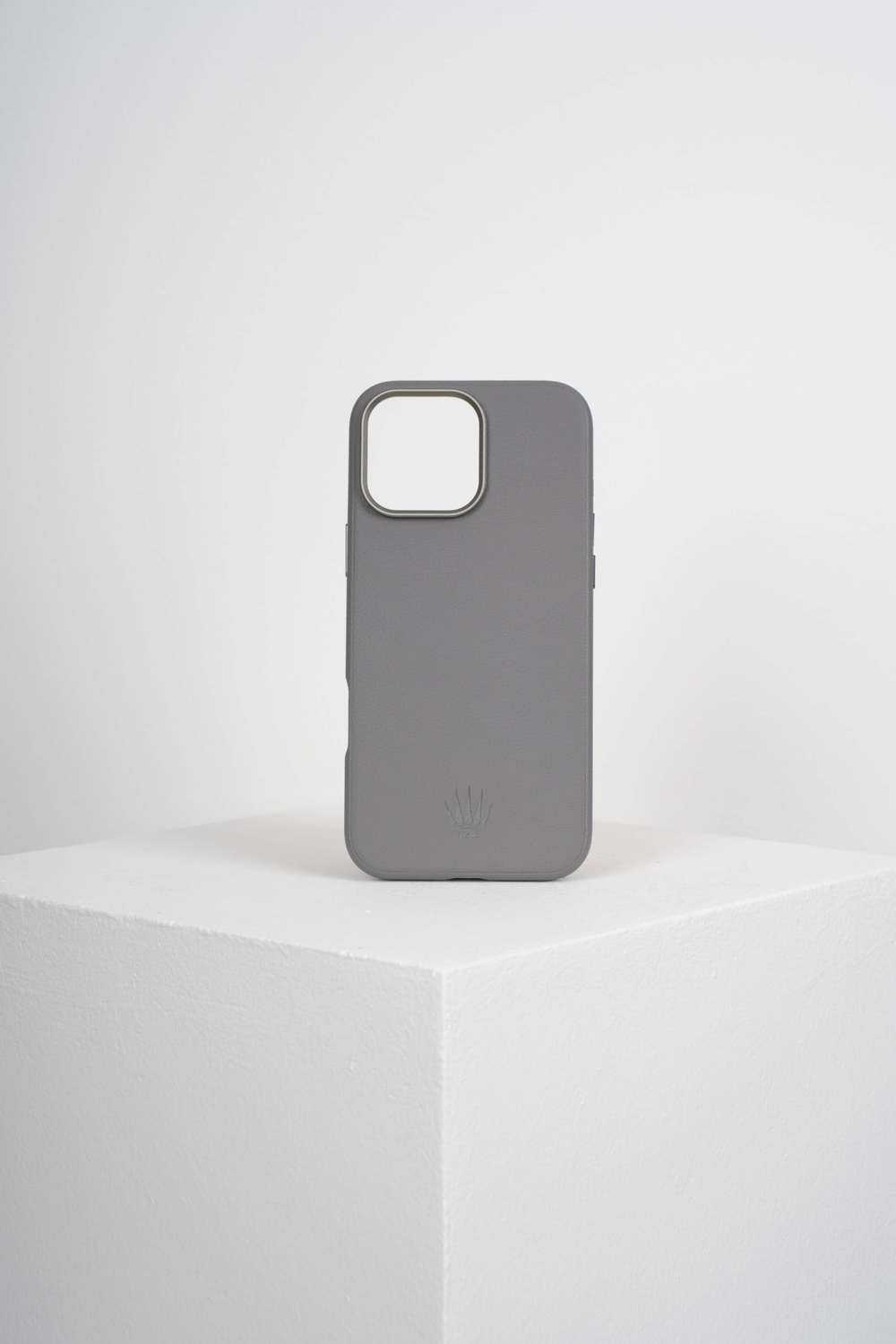 Luxe Iphone 16 Pro Max Gri Kılıf Magsafe Özellikli Deri Kılıf