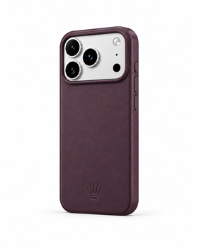 Bexocase Iphone 18 Pro Max Mor Manyetik Özellikli Deri Kılıf 