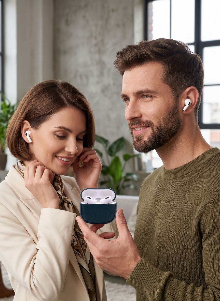 Duo Yeşil Apple Airpods-4 Policarbon Kılıf