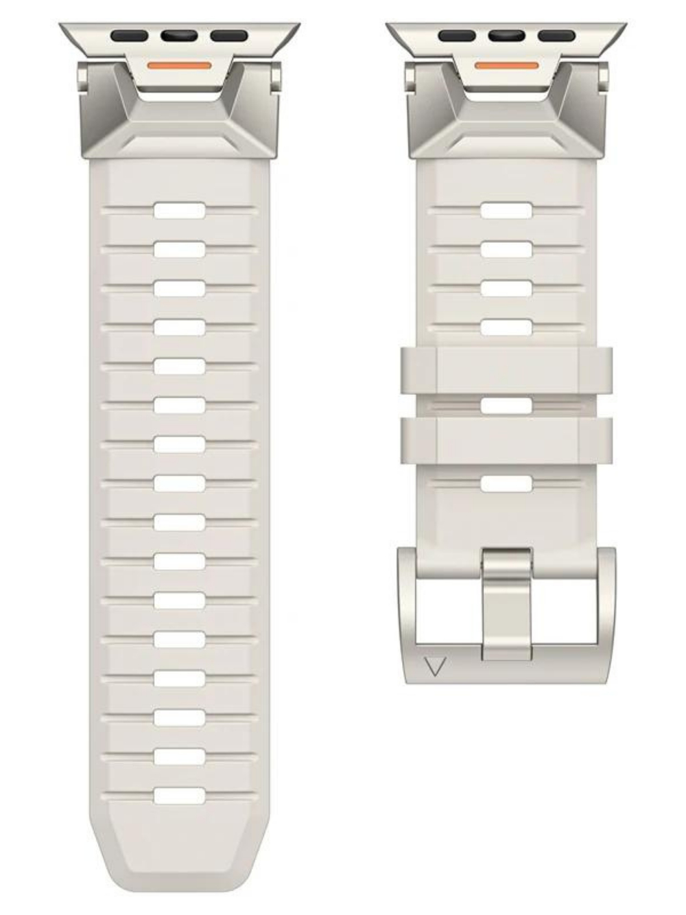 Apple Saat Kordonu Bej Ultra 2 49mm bant 42mm 44mm 45mm Correa bilezik için IWatch serisi 9 8 7 6 5 4 Se 3 2