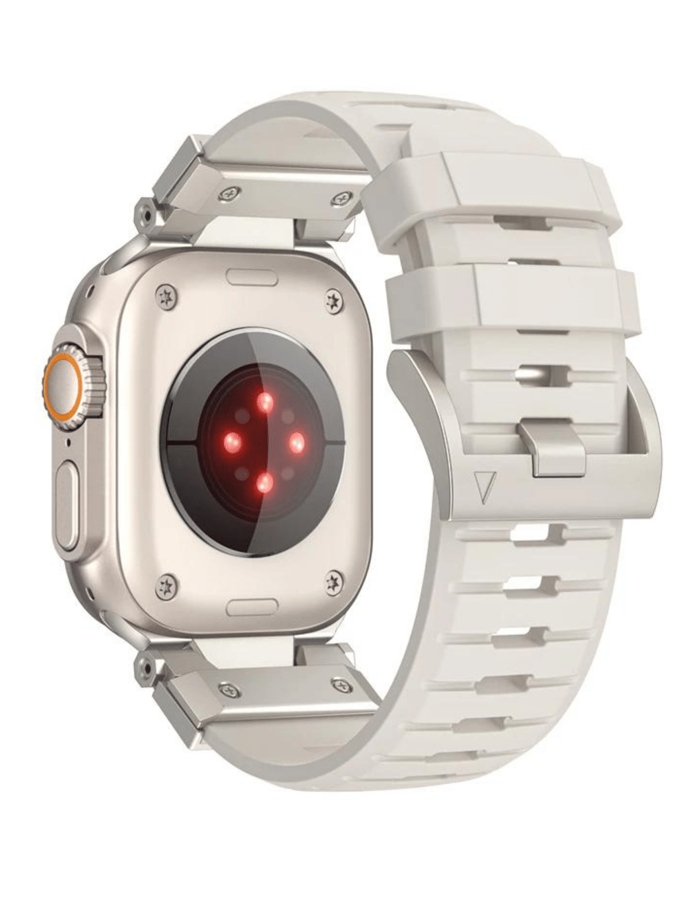 Apple Saat Kordonu Bej Ultra 2 49mm bant 42mm 44mm 45mm Correa bilezik için IWatch serisi 9 8 7 6 5 4 Se 3 2