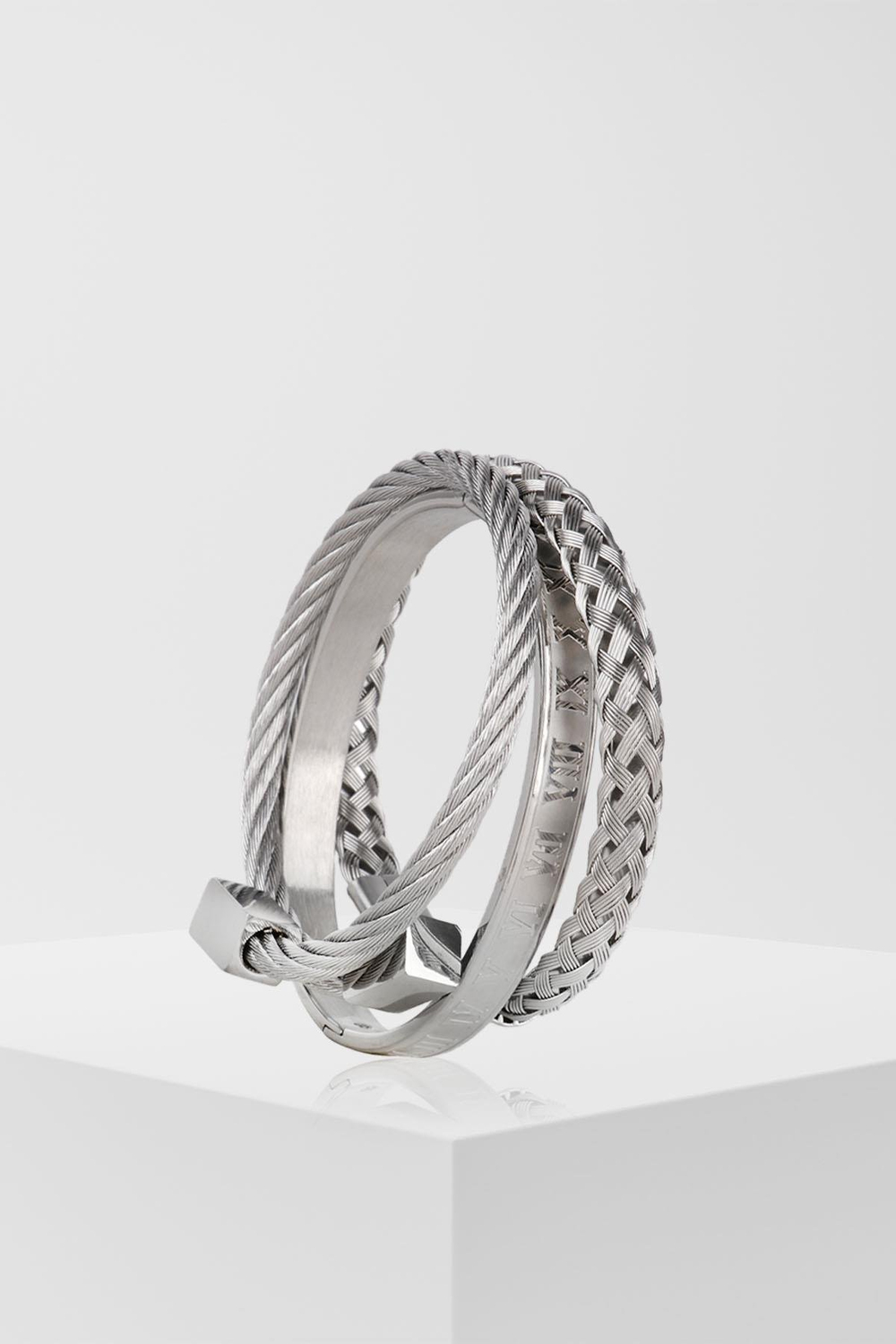 BENJAMIN SILVER 3LÜ BİLEKLİK SETİ    