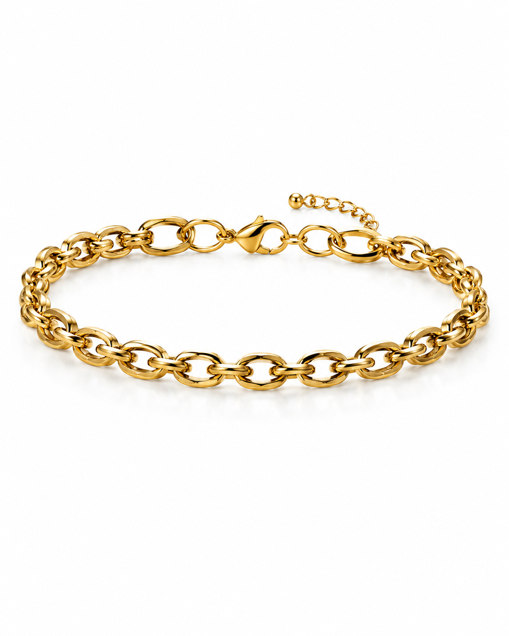 Core strength Chain Gold Çelik Bileklik 