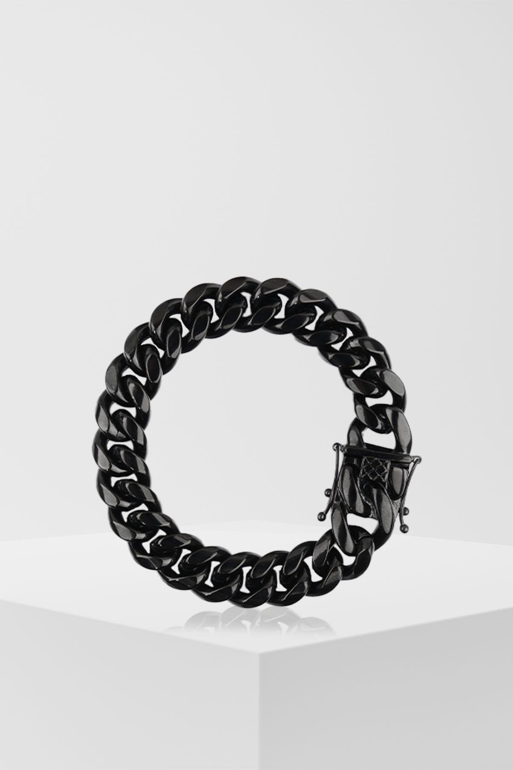 GERARDO BLACK STEEL BRACELET 
