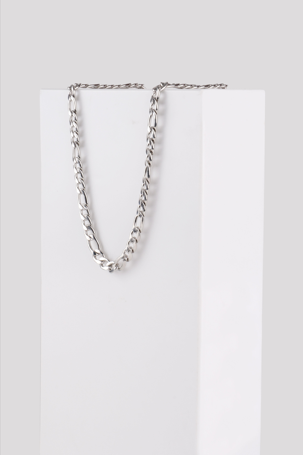 LUCE SILVER ÇELİK ZİNCİR KOLYE