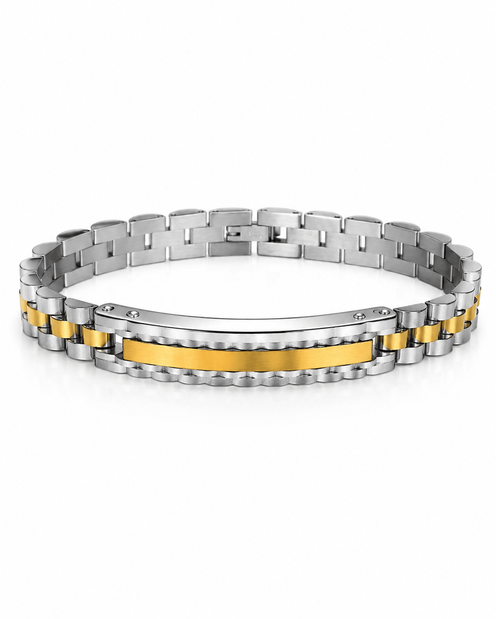 VERVE SILVER GOLD ÇELİK BİLEKLİK