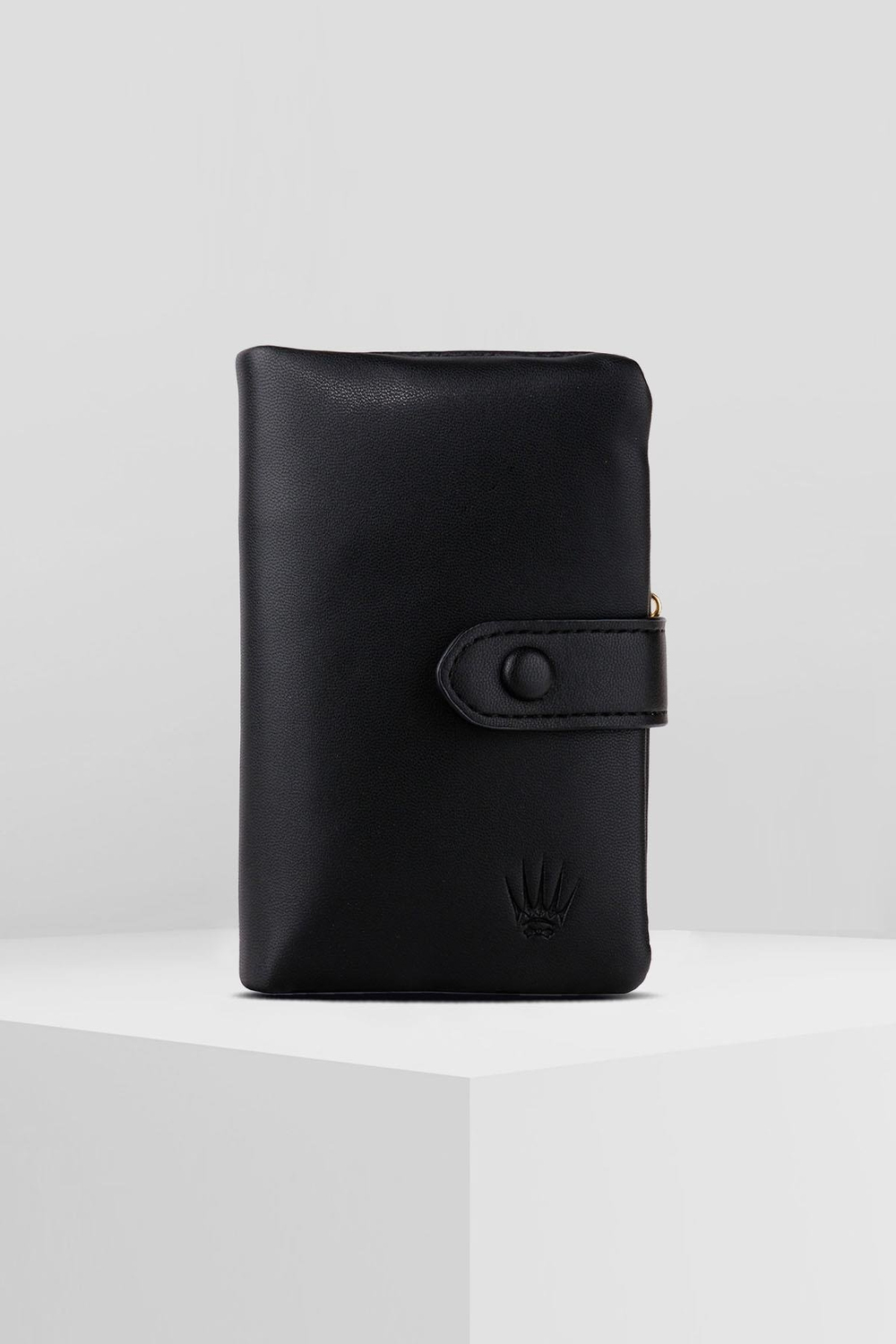RODICA  BLACK VEGAN LEATHER WALLET CARD HOLDER