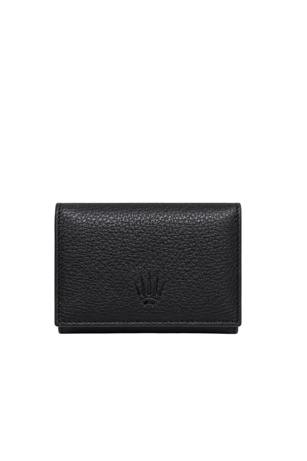 BERLIN FLAT BLACK HAKİKİ DERİ MINI CÜZDAN